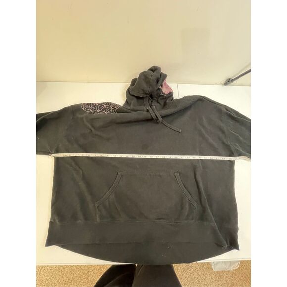 Torrid women’s black floral hoodie size 2 or 2X - Picture 3 of 6